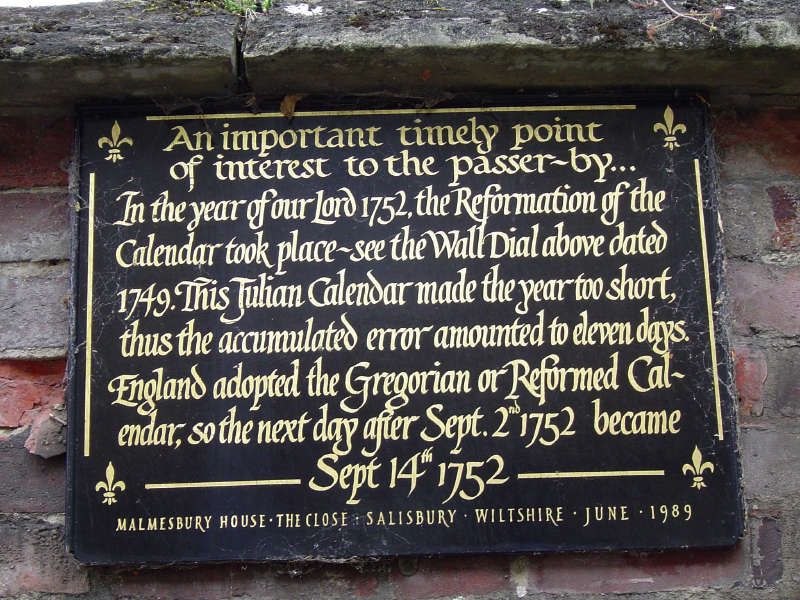 Calendar Reformation