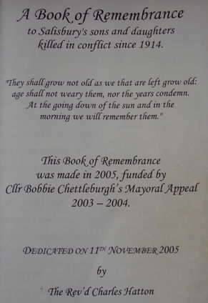 Book of remembrance