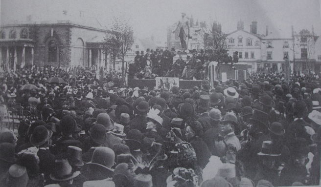 Unveiling of Henry Fawcett's statue