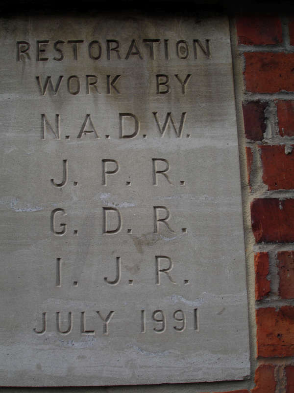 Restoration Work