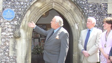 Pugin plaque unveiling