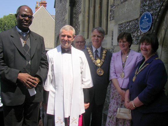 Pugin plaque unveiling