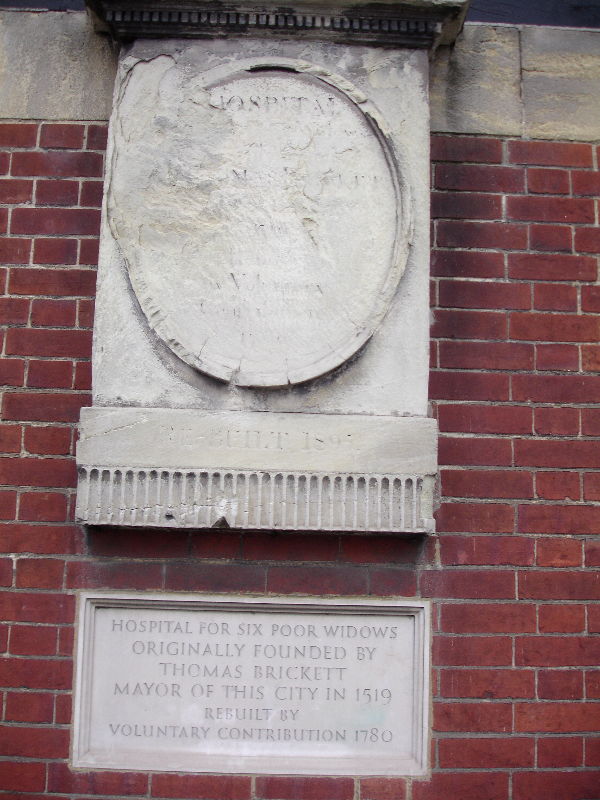 Two Six poor widows plaques
