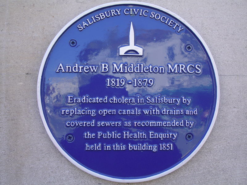 Andrew B Middleton's plaque