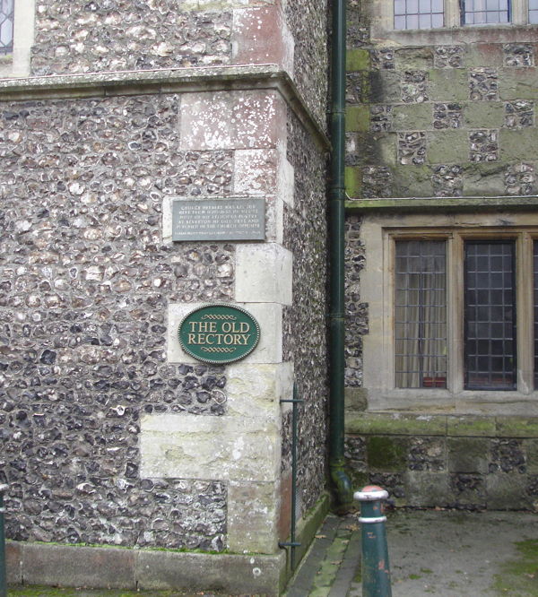 George Herbert plaque position