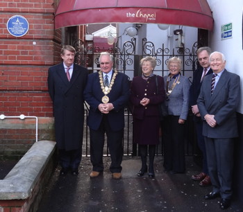 Unveiling of Sir George Beare's plaque