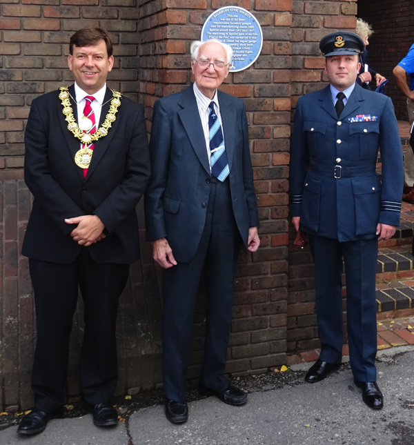 Unveiling of Spitfire Production Plaque