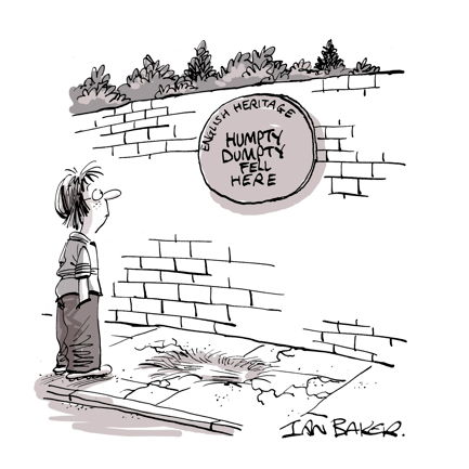 Plaque to Humpy Dumpty